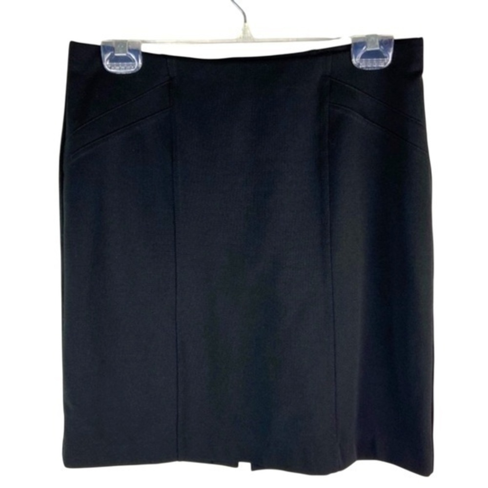 Express Skirt Black Mini Stretchy Back Slit Skirt Size M